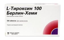 Л-ТИРОКСИН ТАБЛЕТКИ 100МКГ N100 БЕРЛИН ХЕМИ