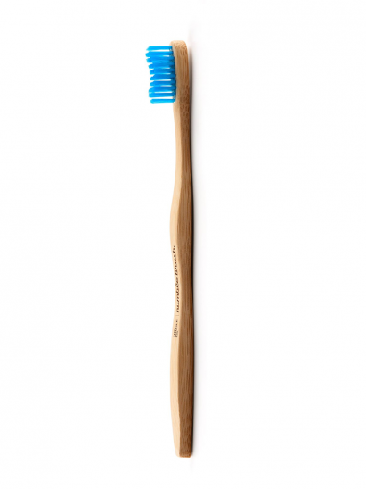 картинка Зубная щетка для взрослых HUMBLE BRUSH из бамбука, голубая мягкая щетина